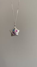 Load and play video in Gallery viewer, bejewelled star necklace
