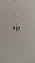 Load and play video in Gallery viewer, sapphire butterfly necklace
