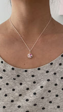 Load and play video in Gallery viewer, pink princess pebble necklace
