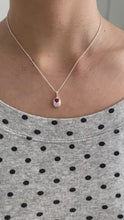 Load and play video in Gallery viewer, sweetheart ruby drop necklace
