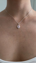 Load and play video in Gallery viewer, light pink diamond marquise necklace
